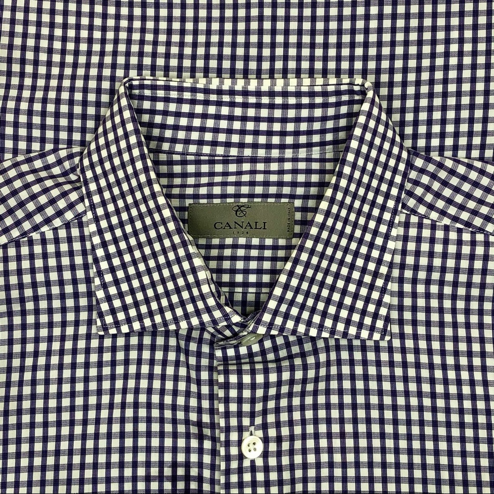 Canali 1934 Mens Longsleeve Dress Shirt 43 17